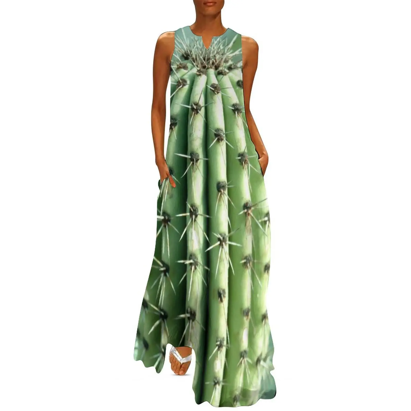 

cactus photography Long Dress elegant evening dresses for women 2024 loose summer dress womans clothing