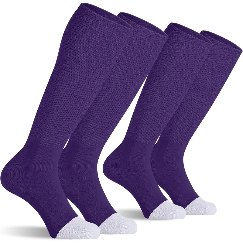 2/3 Pack Baseball Soccer Softball Socks for Youth & Adult Multi-sport Tube Socks