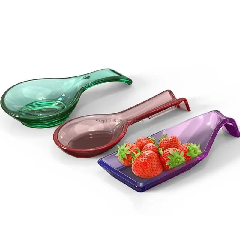 Spoon Holder UV Crystal Epoxy Mold Utensil Rest Jewelry Holder Silicone Mould