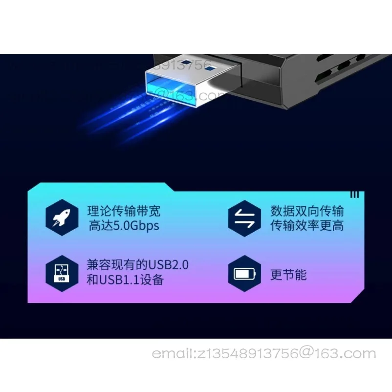 [AX5400 tri-band] CF-972AX wireless network interface card desktop WiFi6 Gigabit 5g external usb wireless network interface card
