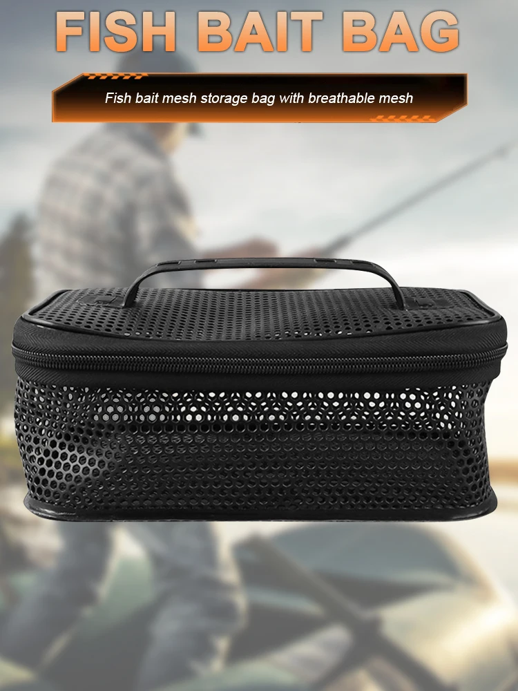 Portable Fishing Tackle Storage Pack Breathable Universal Fishing Tackle Bags Wear-resistant Large Capacity Outdoor Fishing Tool