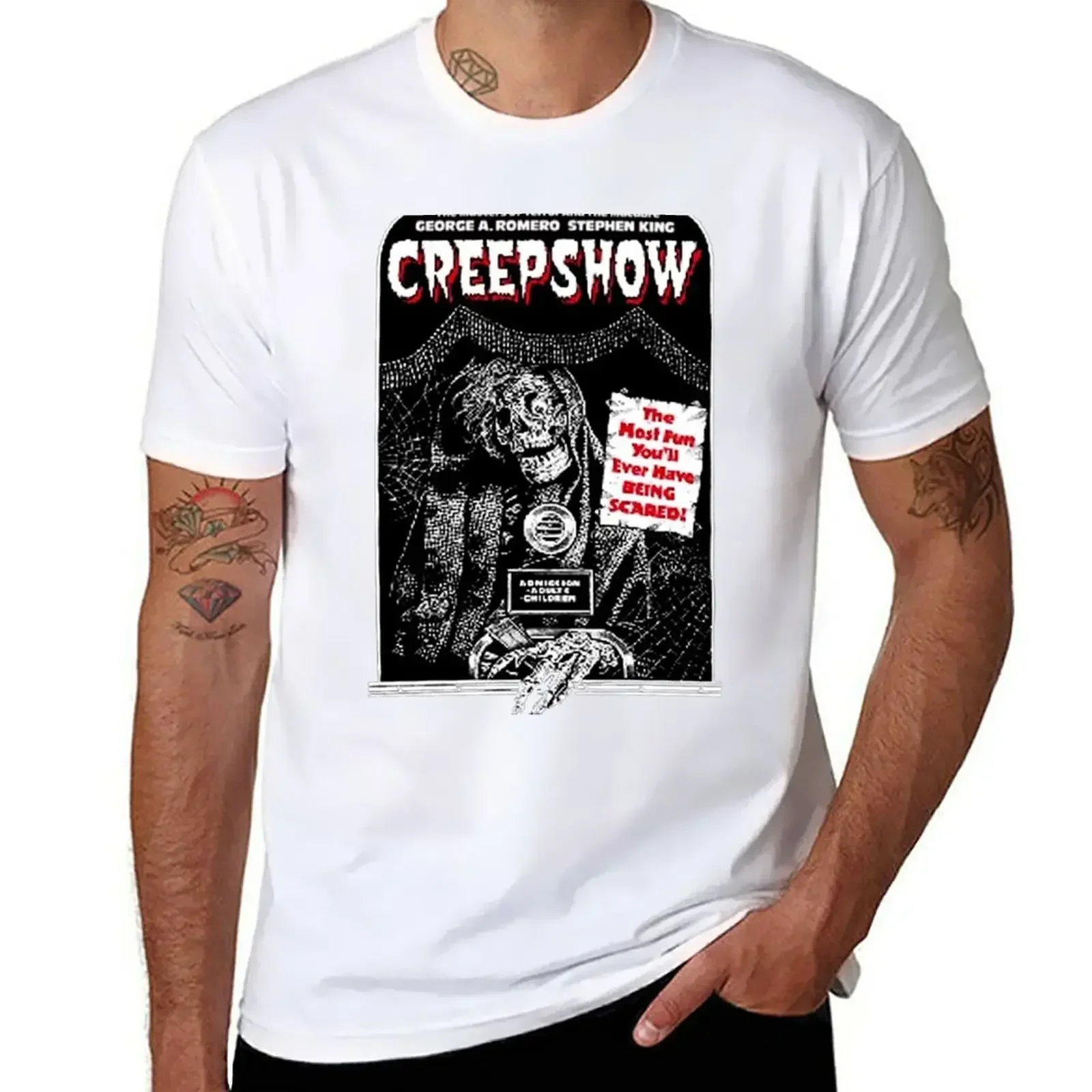 Creepshow Ticket Taker Halloween Gift For Fans For Men Gift Halloween Day Thanksgiving Christmas Day T-Shirt 2024 heavyweight