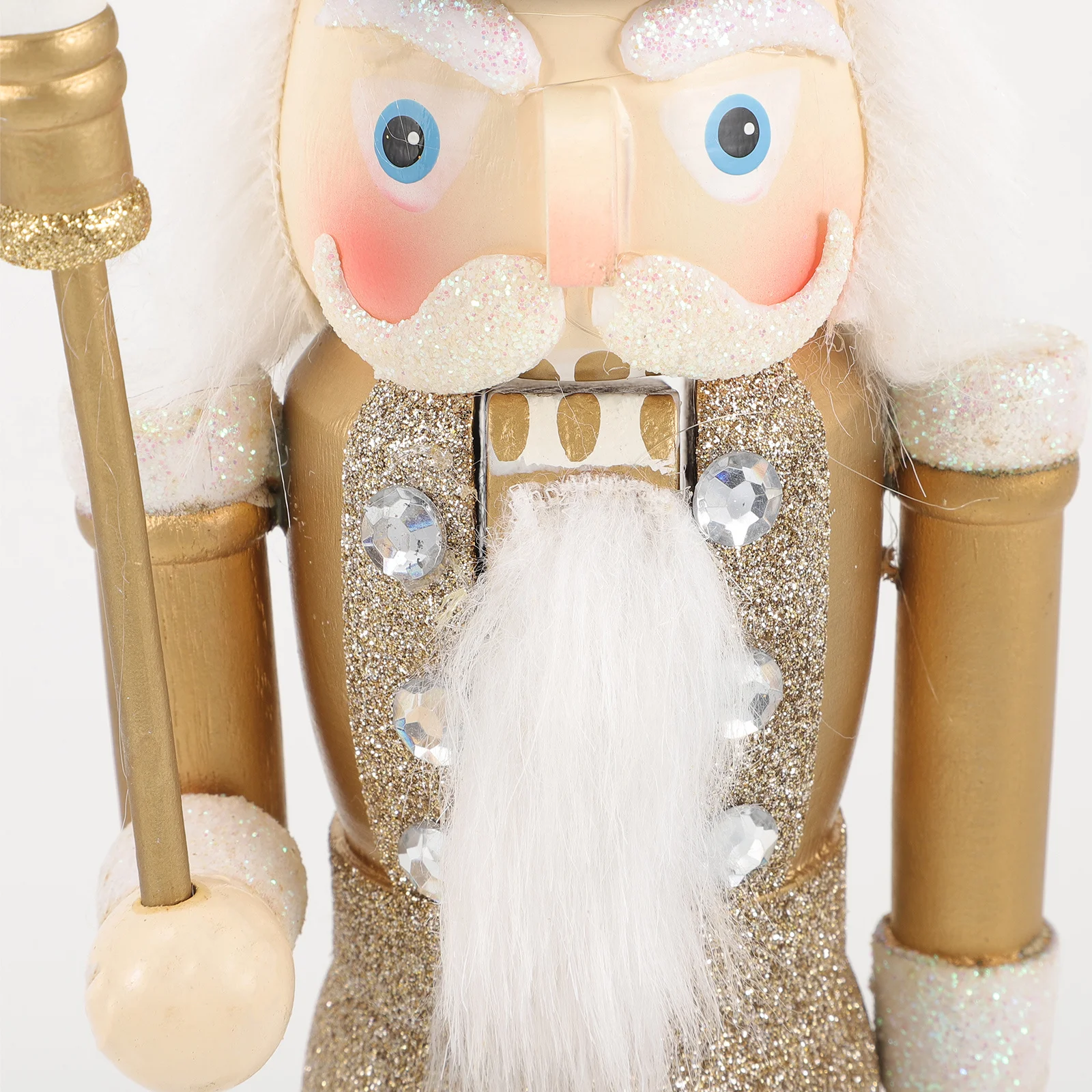 

1pc Wooden Nutcracker Craft Decor For Home Office Car Nutcracker Ornament Wedding Party Table Garden Decoration Gift