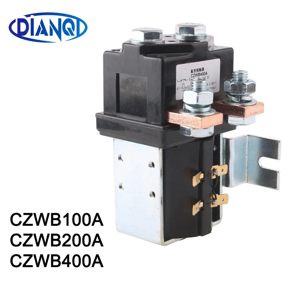 

CZWB100A 200A 400A 1NC DC contactor 24V 12V 36V 72V for handling drawing motor forklift electromobile wehicle car