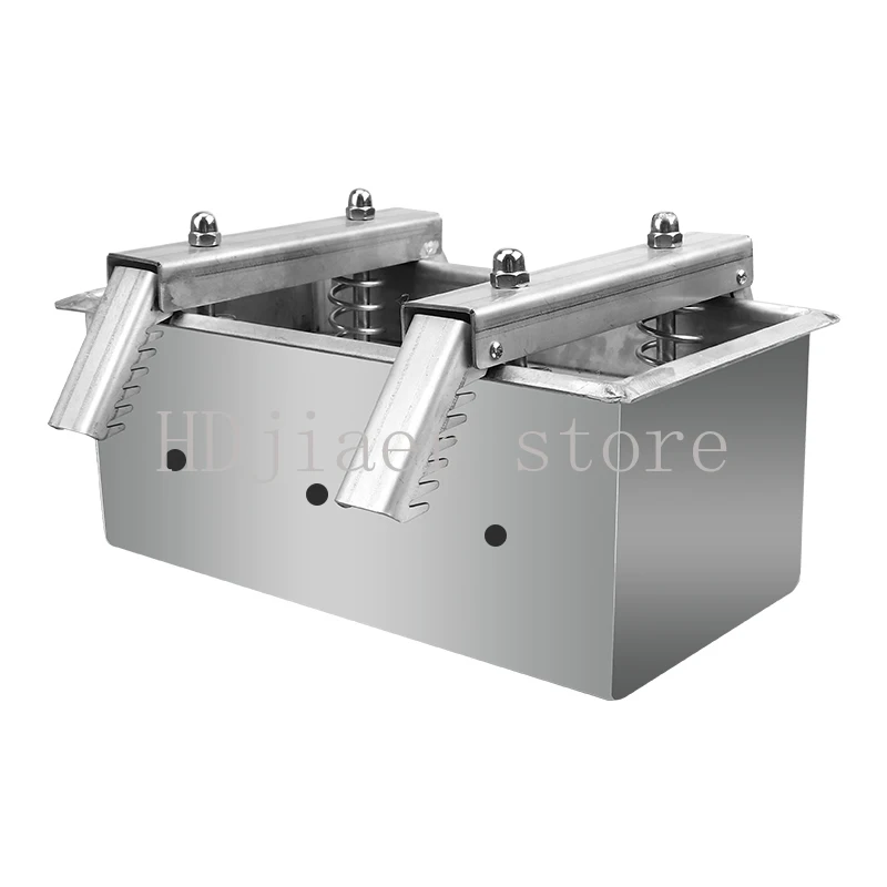 

Kitchen cooked meat frozen beef roll stainless steel forming tool 1KG ham meat pressing tool box 200x100x70MM