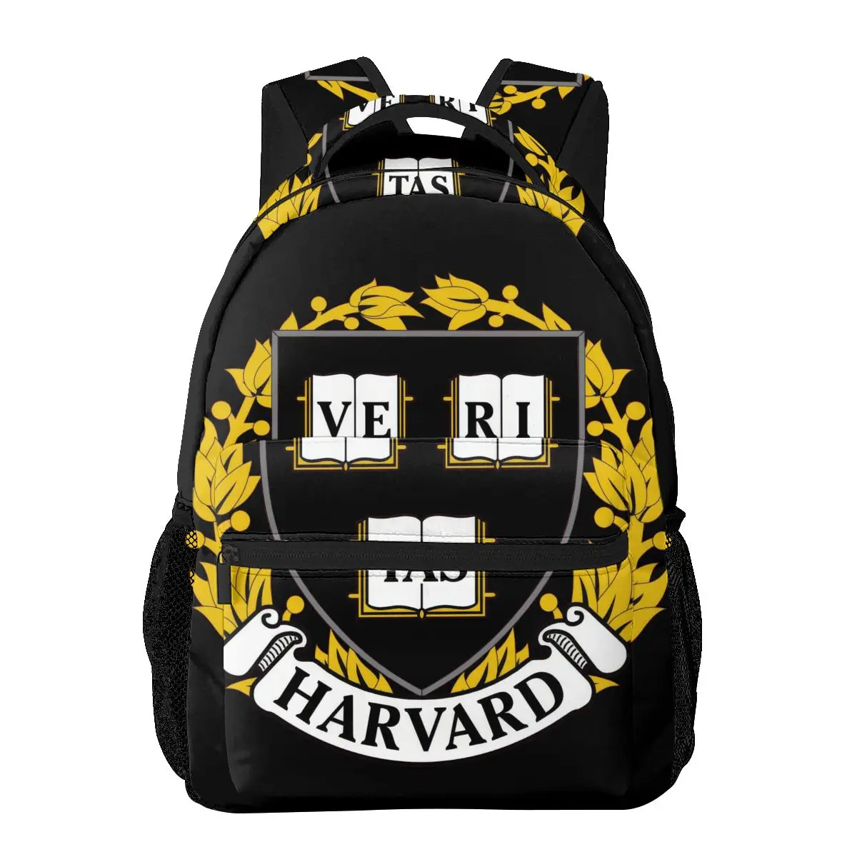 Mochila informal con logotipo de Harry Potter para estudiantes, morral Unisex para ordenador de viaje y ocio