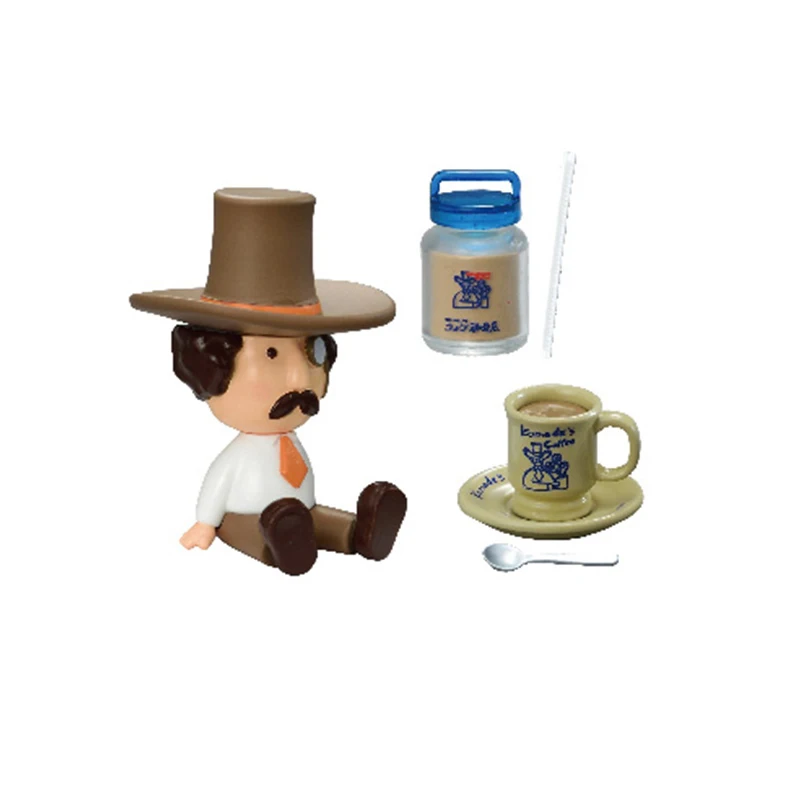 لعبة الرسوم المتحركة الأصلية ألعاب المشهد المصغر الطرفي مجموعة شخصيات KEMEDA'S Coffee Gacha Anime Action Model