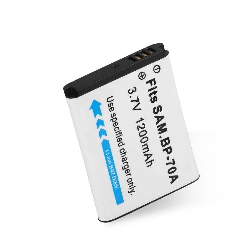 Replacement Battery BP-70A BP70A 1200mAh for Samsung ES65 ES70 ES75 ES80 PL80 PL90 PL110 PL20 PL120 PL170 Camera Li-ion Batterie