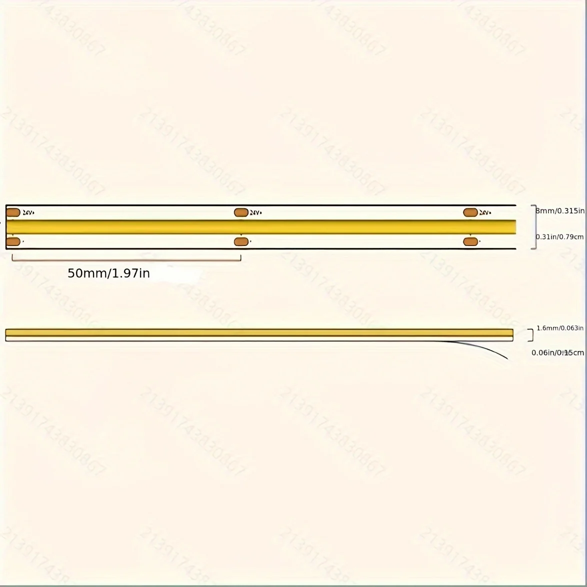 1 Roll of 32.8 Feet/ 10m Leds, Cob Light Strip, 320 Leds/M, 8mm Wide Warm White Light 3000K/Natural Light 4000K, Ultra-Bright Flexible Dc24V Led for Cabinet Home DIY Lighting Projects, Holiday Indoor Light Strip, Christmas Decorative Lights, Home Decorative Light Strip (No Power Supply, for Indoor Use Only)