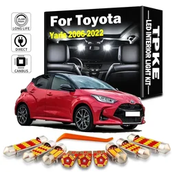TPKE LED Interior Map Dome Light Kit For Toyota Yaris 2006- 2014 2015 2016 2017 2018 2019 2020 2021 2022 Vehicle Indoor Car Lamp