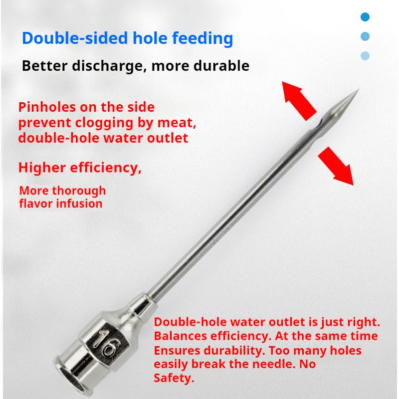 100-240V Electric Salt Injection Pump Meat Pickling Injector Cured Meat Marinade Seasoning Injection Tool Syringe Meat Processor