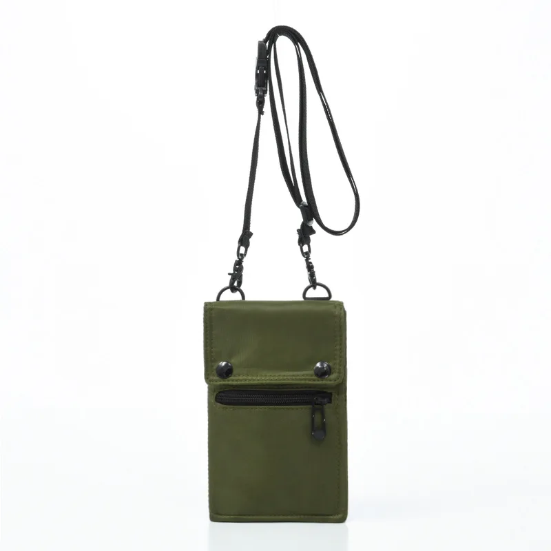 Men Travel Hanging Neck Passport Bag Women Waterproof Nylon Credit ID Card Package Portable Multifunction Money Ticket Wallet