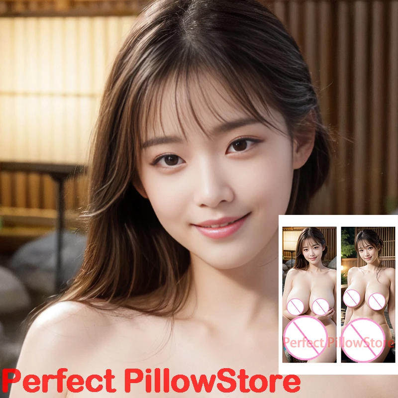 

Dakimakura anime gentle large breasts girl AI Double-sided Print Life-size body pillows cover Adult pillowcase
