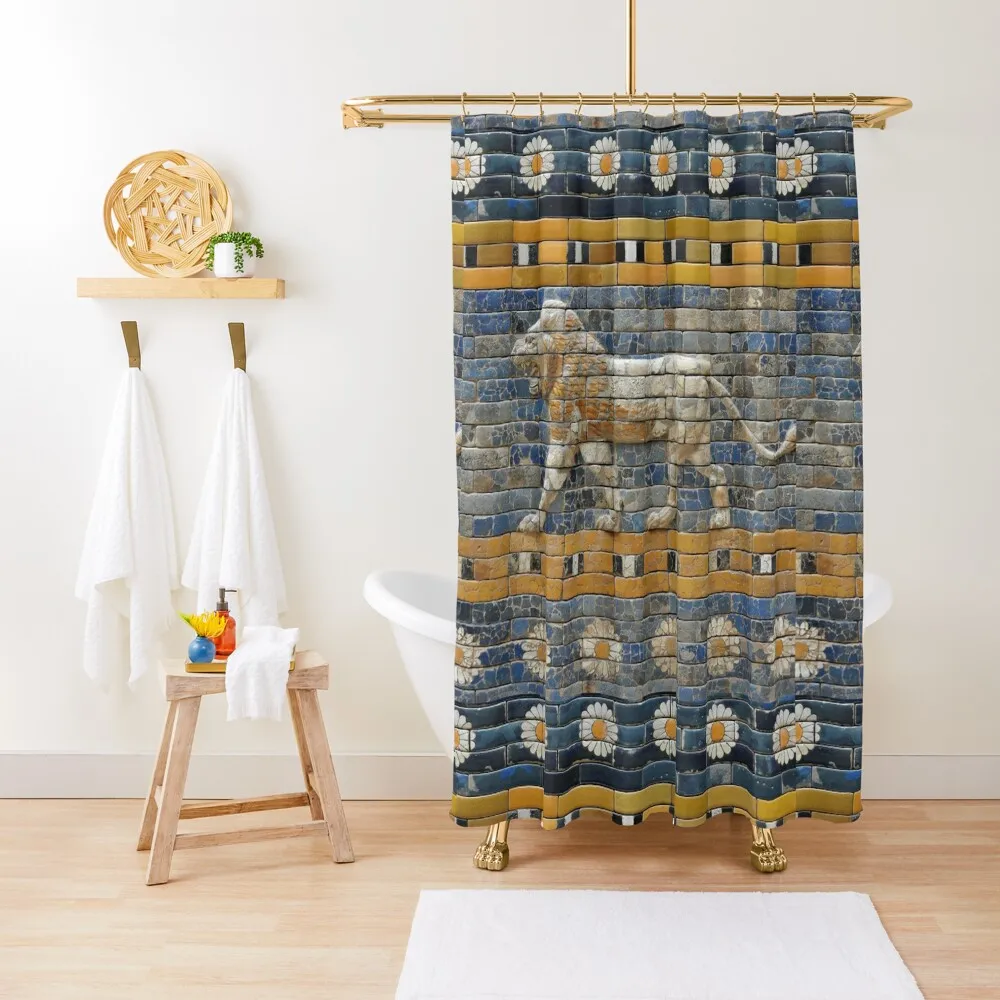 

Lion of Babylon Shower Curtain In The Bathroom Bathroom For Shower Shower For Bathrooms Curtain