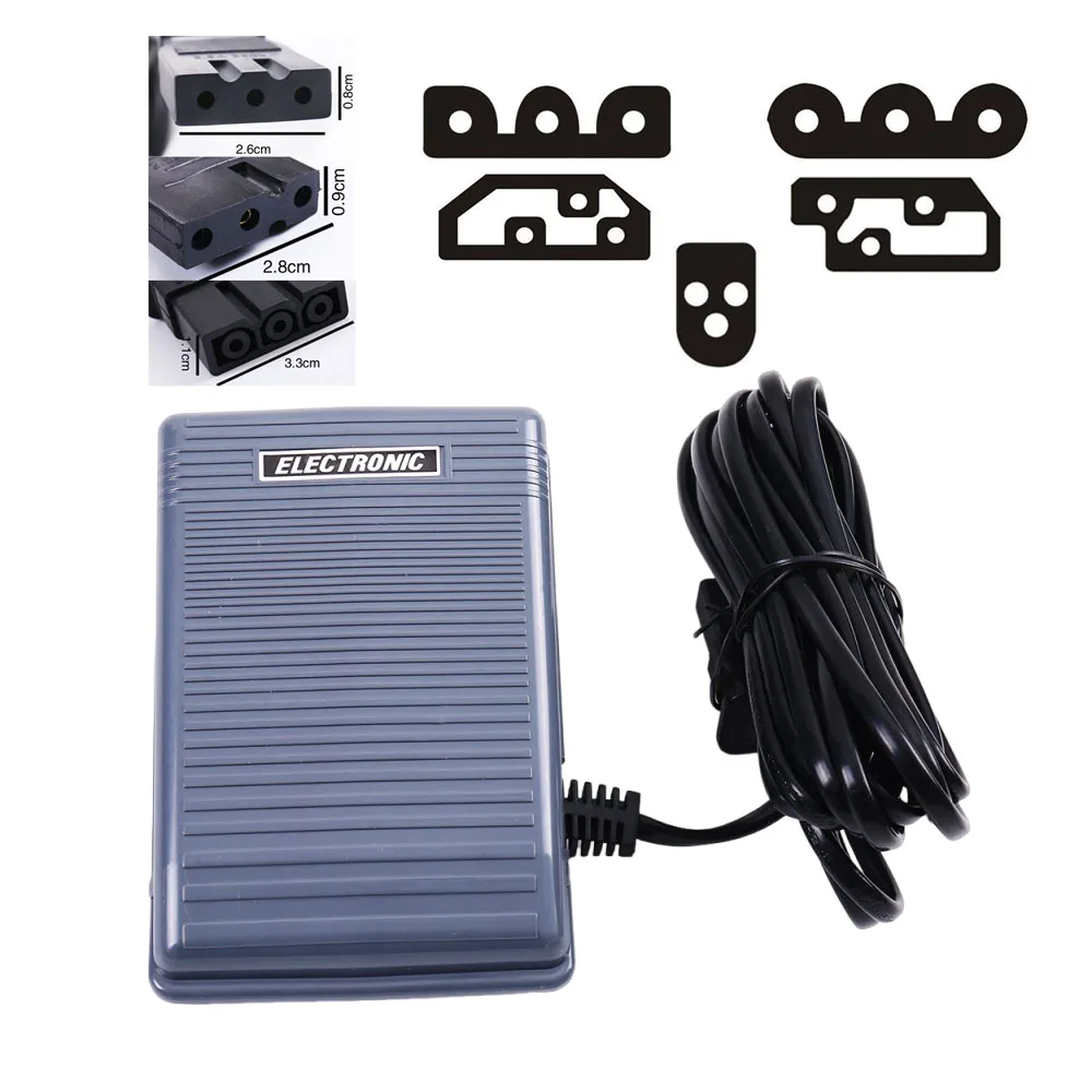 Pedal para máquina de coser, controlador de velocidad, accesorios de Motor, interruptor de Control, PowerCord electrónico para Brother Singer