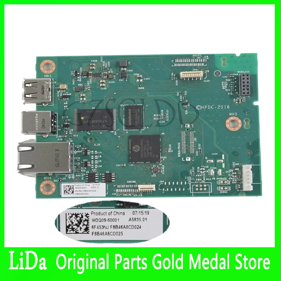 W2Q09-60001 W1A53-60001 Formatter Board For HP LaserJet Pro M404N M404DN M404DW M404 M 404 404N 404DN Main Mother Logic Board