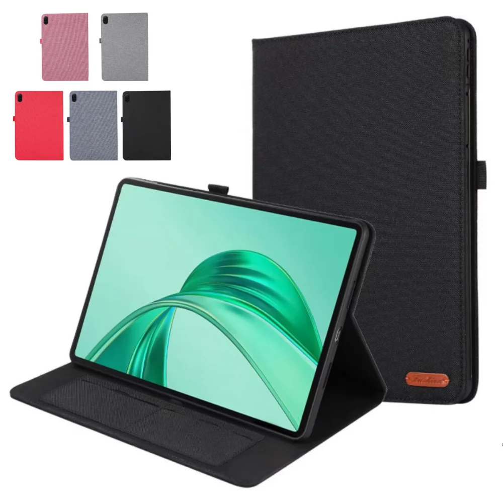 

Cloth Pattern Case for HUAWEI Honor Pad X8a 11 inch 2024 X8A 11" TPU Leather Protection Simplicity Style Cover With Card Slot