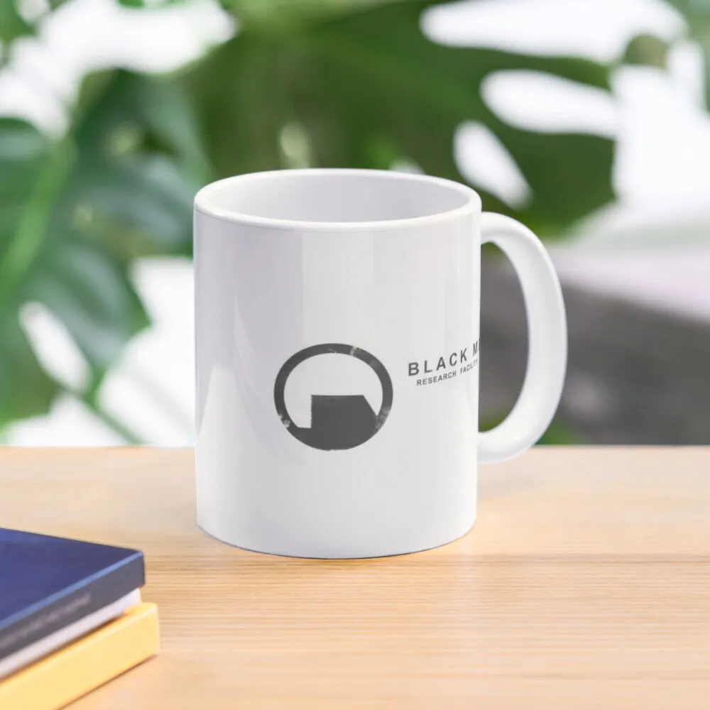 Black Mesa Research Facility Classic  Mug Printed Design Cup Simple Picture Handle Round Drinkware Photo Coffee Image Tea Gifts