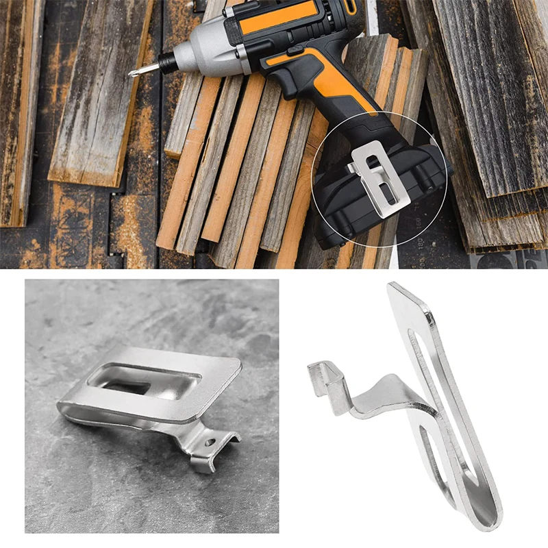 Ganci per Clip da cintura con fibbia in vita con vite per WORX 20V WU268 WU278 WU279 WX279 WX268 WX278 WU278.9 accessori per utensili elettrici