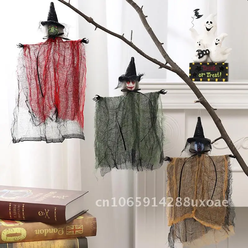 

Halloween decorations, Halloween horror witches, hanging ghost pendants, haunted house party props, hanging decorations