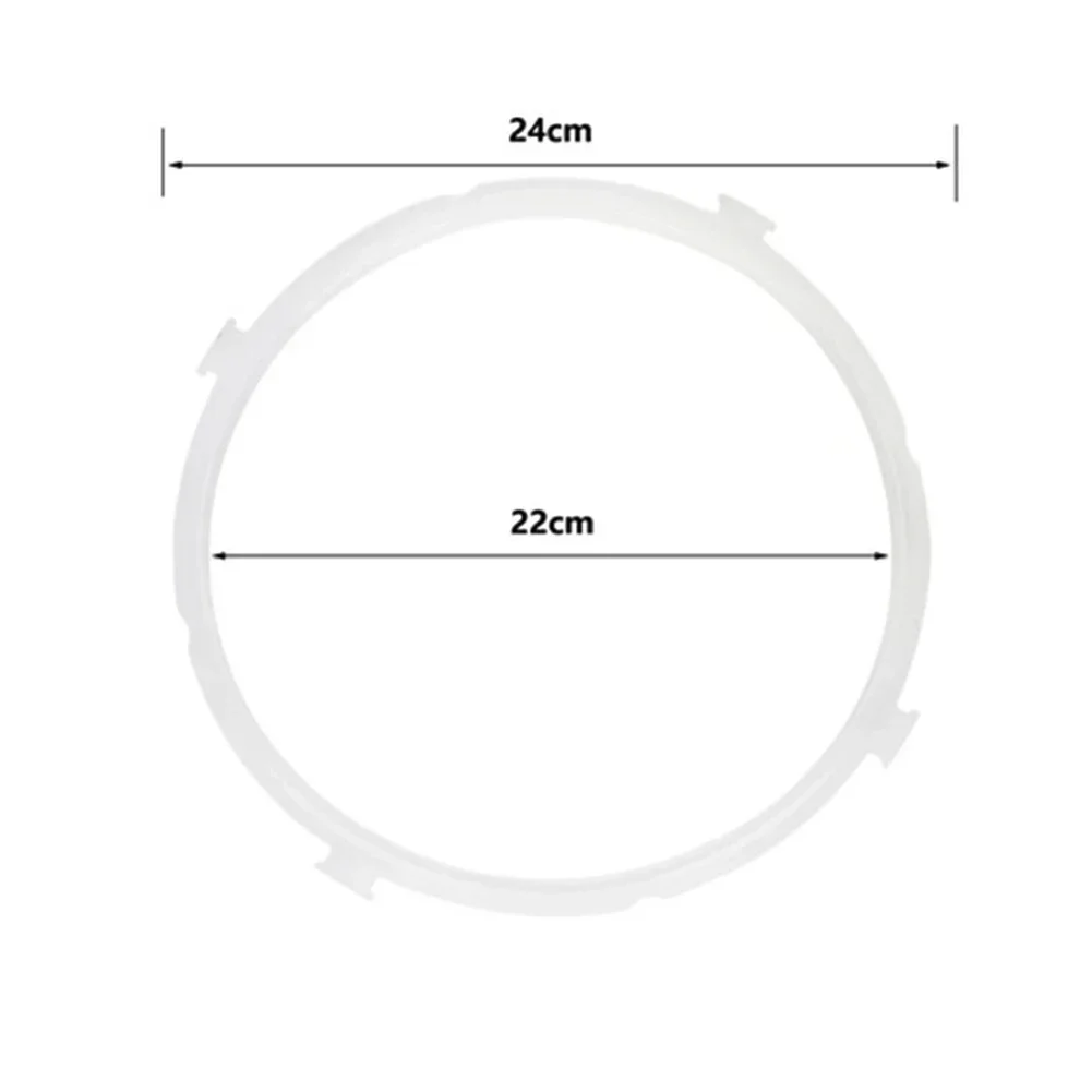 4/5/6L Electric Pressure Cooker Silicone Sealing Ring Kitchen Rice Cooking Pot Replacement Rubber Ring Circle ( No Pot )