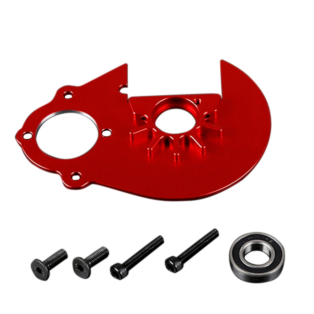 Nuova piastra di posizionamento ingranaggi congiunti in metallo CNC per parti di automobili Rc 1/5 Hpi Rofun Baha Rovan Km Baja 5B 5T 5Sc,Rosso