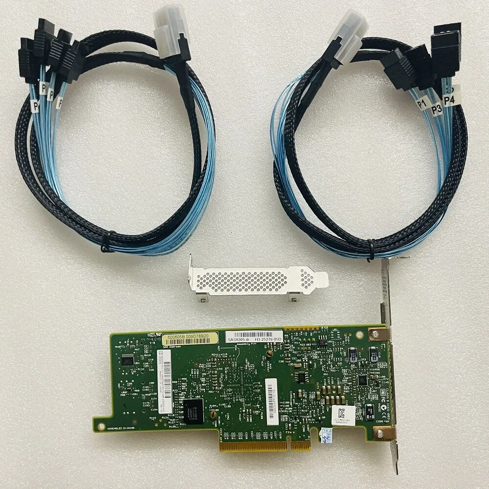 H220 6Gbs HBA LSI 9205-8i 9207 P20 Modalità IT per ZFS FreeNAS unRAID 2* SFF8087