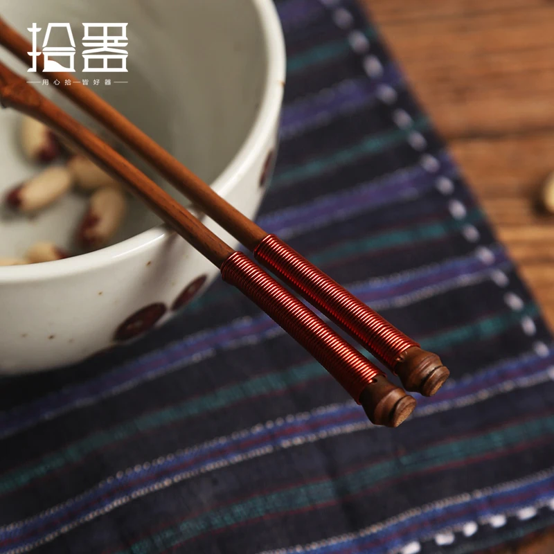 Natural unpainted original bamboo chopsticks creative Chinese household solid wood environmental protection high-grade Japanese