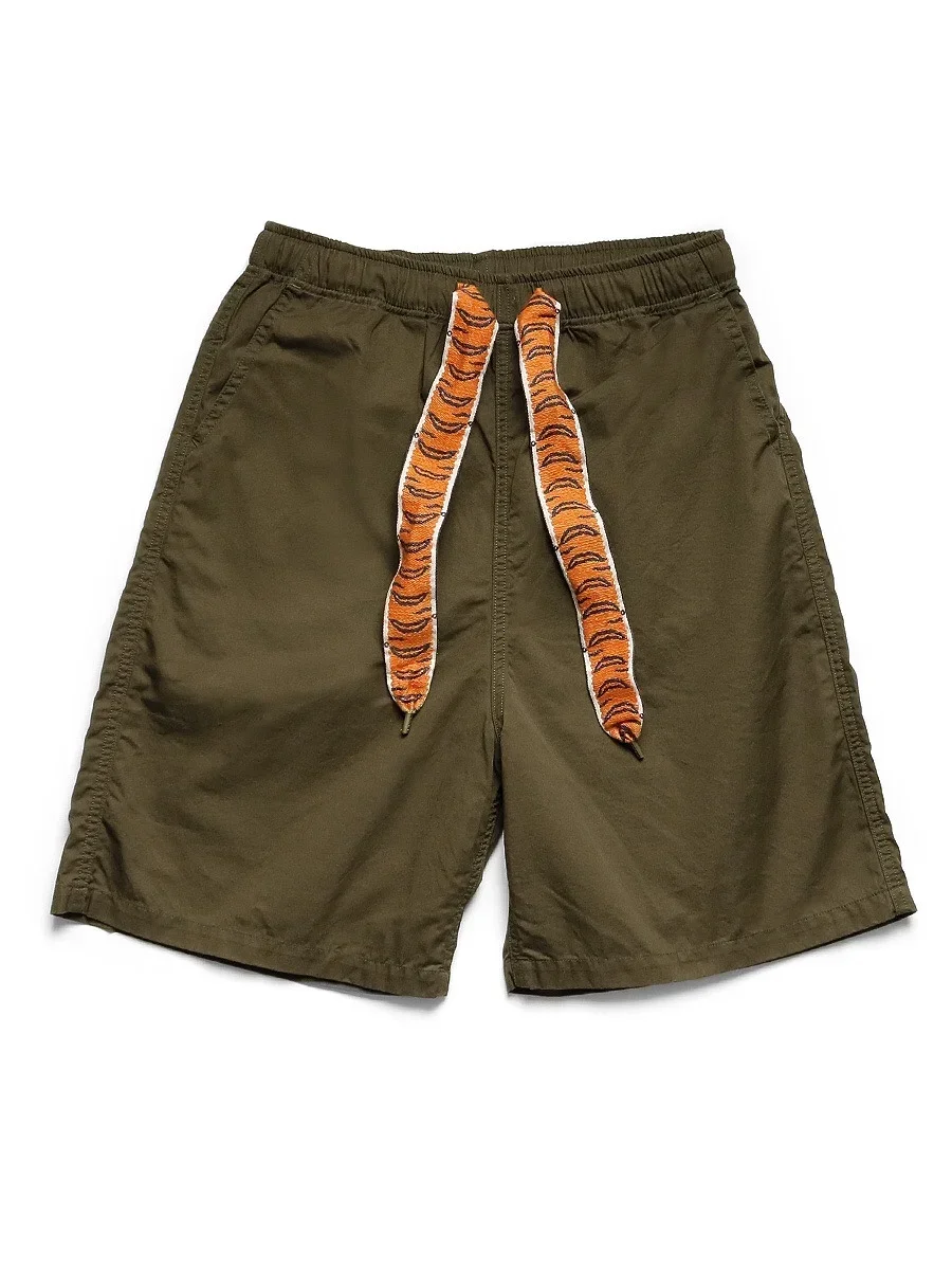 21SS Kapital Hirata and Hiroshi Tiger Stripe Casual Shorts Men's Women's American Loose Capris