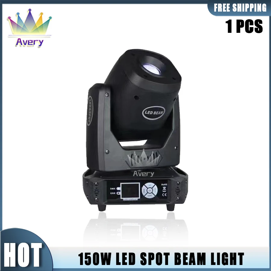 

No Tax 1Pc LED 150W Beam Gobo Moving Head Stage Light Effect 3 Or 8 Prism DMX512 For Club KTV Disco DJ Party Lighting Pattern