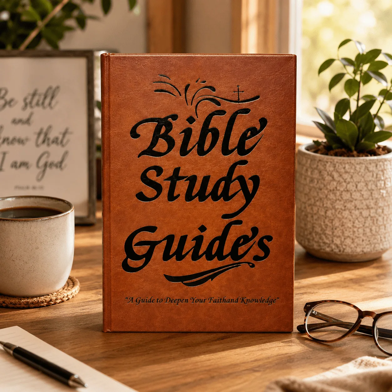 Christian Bible Study Journal with Book-by-Book Scripture Notes Prayer Reflection Pages Devotional Learning Workbook Gift