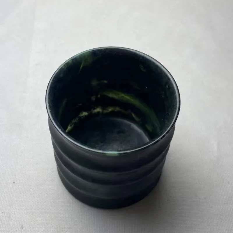 Yao Wangshi Bamboo Joint Cup Strong Magnetic Tibetan Jade Festival Rise Water Cup Teacup