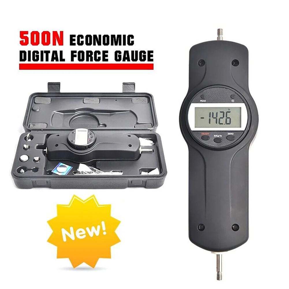 Digital Dynamometer for Laboratory and Field Use 500N for Force Gauge with High Precision 1 Accuracy and Portable Design