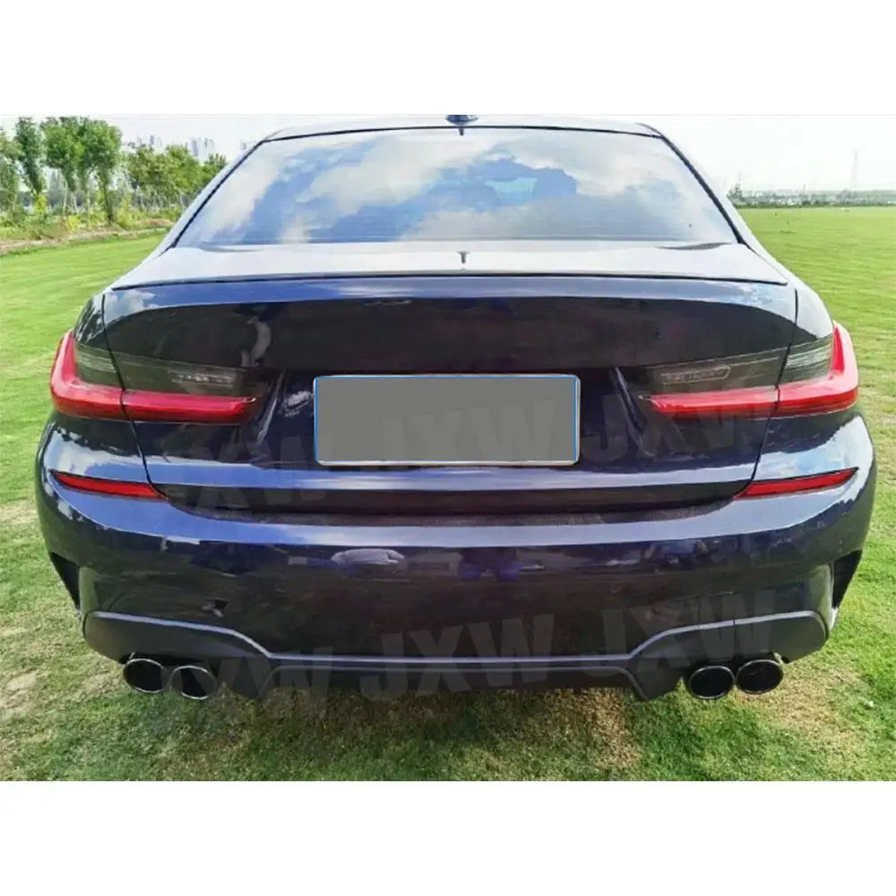 

JCHEY для BMW G20 G28 M Sport 2019-2021 автомобильный впускной отверстие с двойной канавкой, задний наконечник выхлопной трубы, глушитель, выпускной отверстие из нержавеющей стали