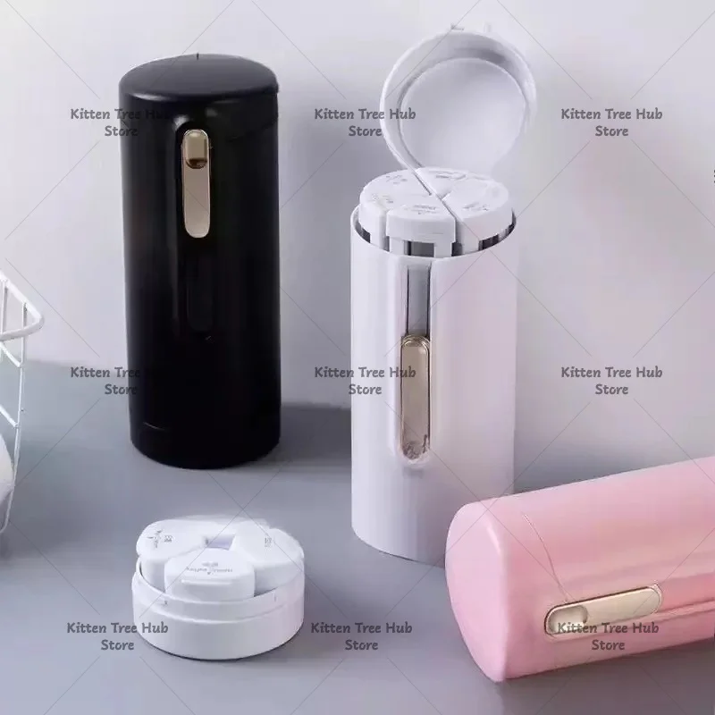 Cup-shaped Shower Gel Bottles for Refills | Convenient Cosmetic Storage Bottles | Push-top Lotion Refill Bottles
