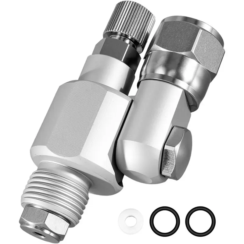 

Поворотный соединитель ABBO-Airless для краскопульта с резьбой 7/8 дюйма, адаптер для краски с поворотом на 180 градусов, клапан против брызг, замена 287030