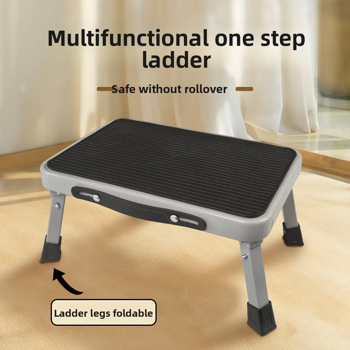 Thickened Folding Stool Non-slip Kitchen  Micro Step Step Step Car Wash Fishing Steel Ladder Climbing Stool
