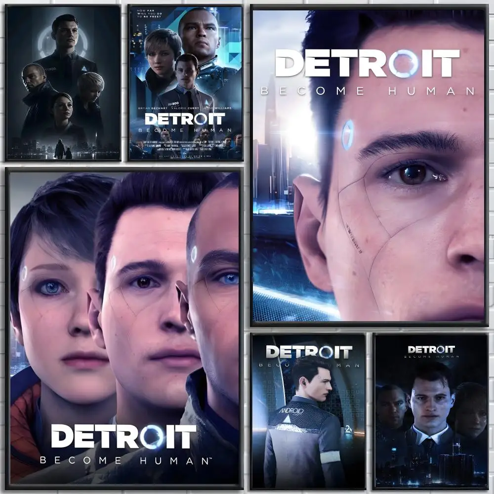 Game Detroit Become Human Poster High-quality wall art posters, suitable for home offices, bedrooms, and living rooms.
