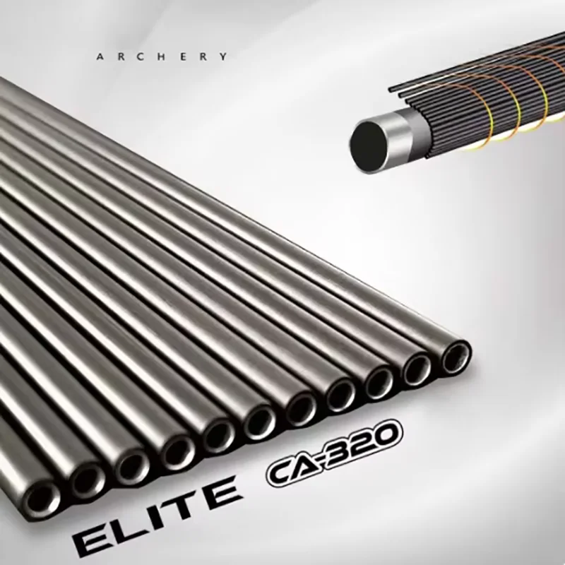 6/12Pcs ID3.2mm Pandarus ELITE CA-320 Carbon Aluminum Shaft Spine325-1000 for Archery Hunting and Shooting