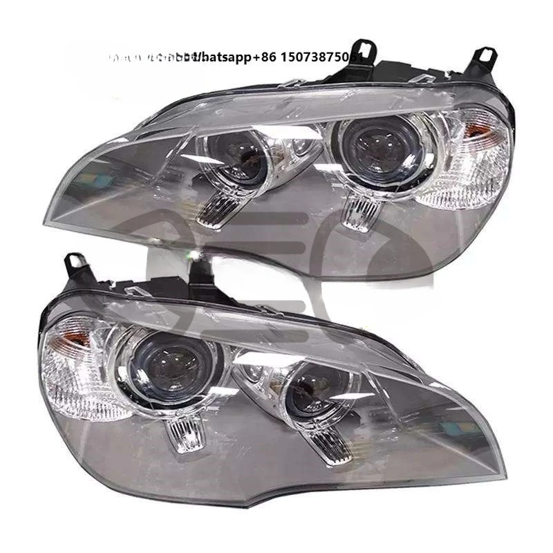 

1 Set X5 Series E70 Car Half Assembly Headlight OE Number 63117240791 63117240792 3000K Color Auto Lighting Systems Headlamps