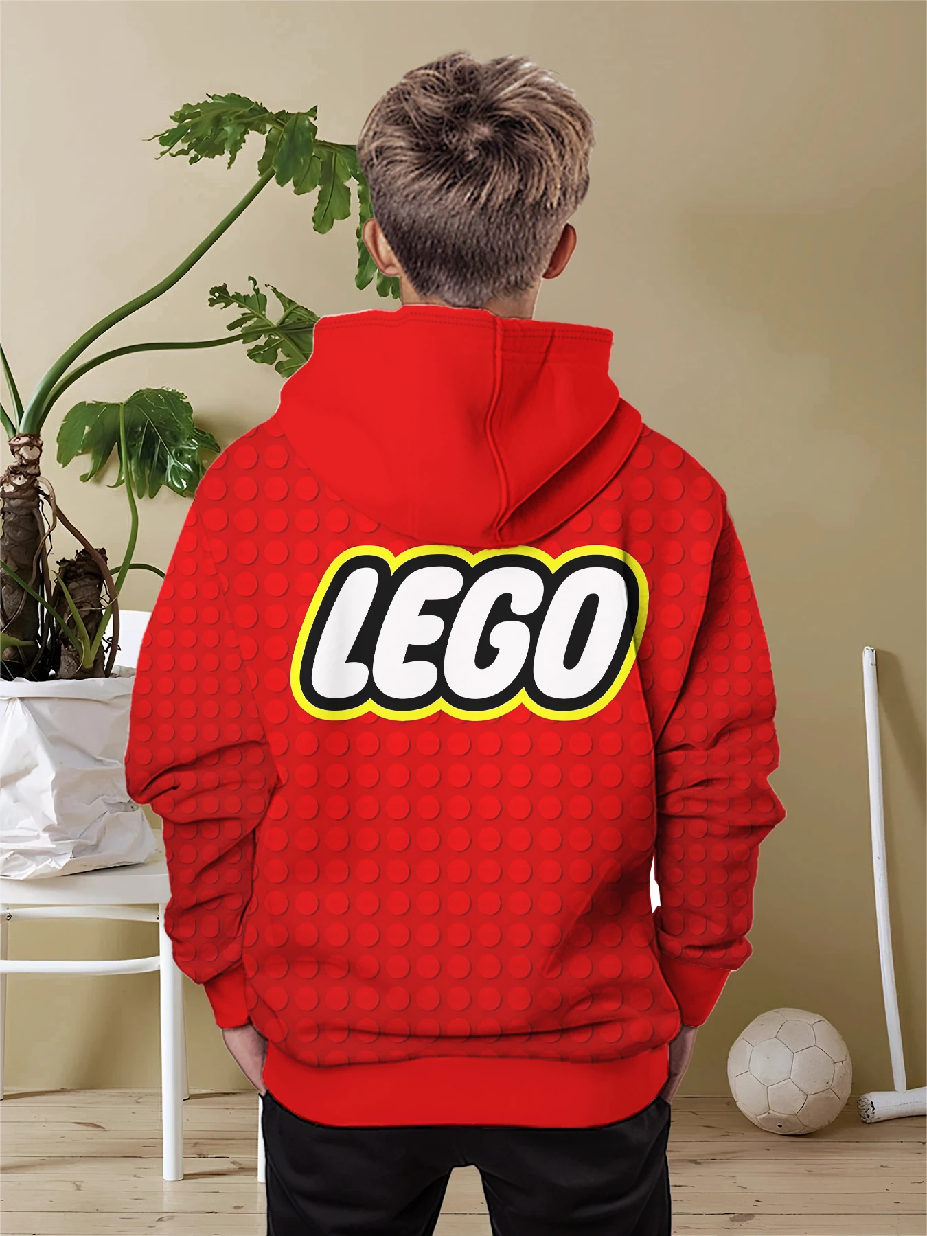 Toy L-LEGOS 3D Print All Seasons Children Casual Sweatshirt Cool Pullover Tops Unisex Clothes Boy Girl Hoodies