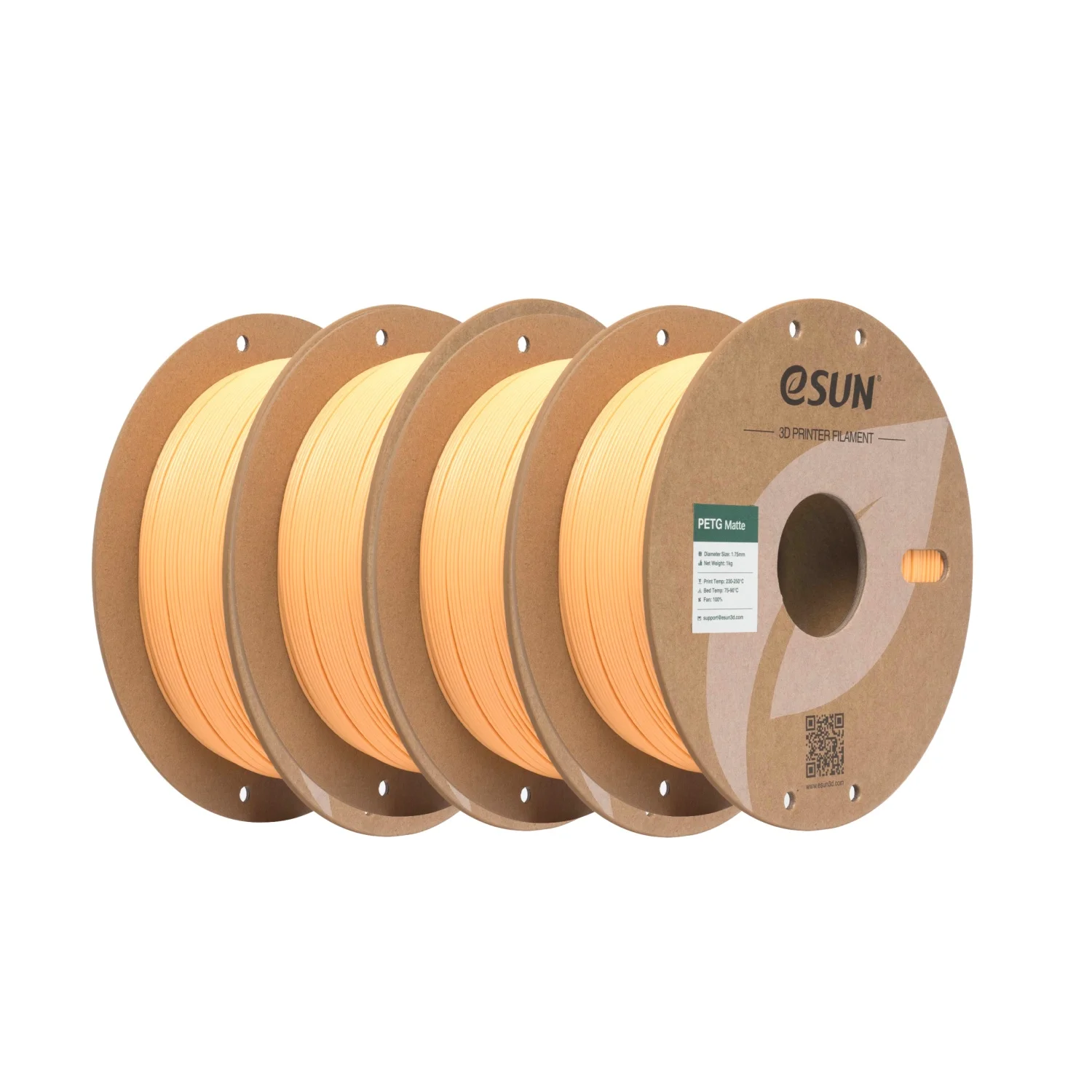 eSUN Mattes PETG 3/4/5kg 3D-Druckfilament 1kg/Rolle 1,75mm Matte Textur & Satte Farben Hohe Kosteneffizienz 3D-Filament für den Außenbereich Schnelle Lieferung