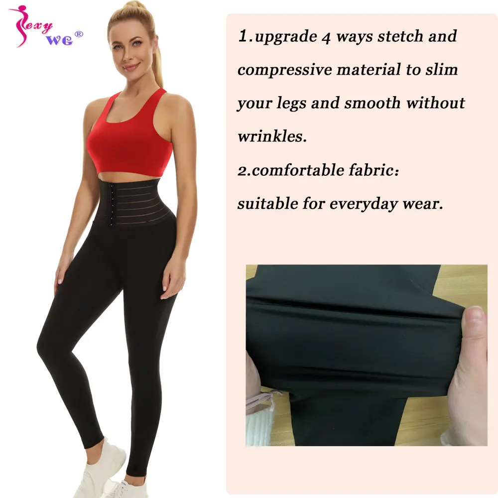 SEXYWG Women Butt Lifter Leggings Shapewear Tights Push Up Sports Pants Seamless Hip Lift Trousers Workout Sportswear Sportswear