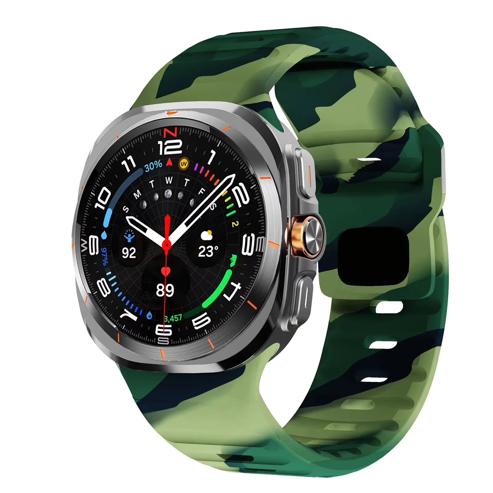 Para samsung galaxy watch 7 ultra cinta 47mm acessórios correa esporte pulseira de silicone para samsung galaxy watch ultra band 47 mm