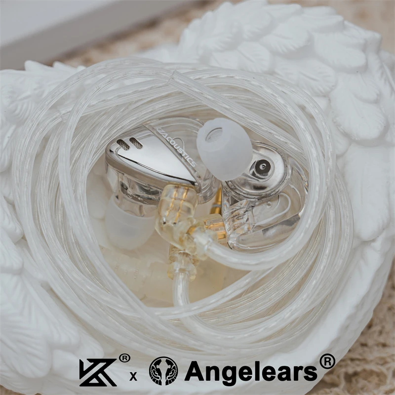 KZ X Angelears Libra X الترا واسعة التردد الديناميكي IEM السلكية سماعات HiFi باس سماعات رياضية رصد سماعات الأذن لعبة سماعة
