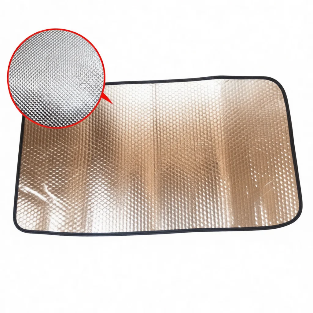 Outdoor Air Conditioner Protective Cover Aluminum Foil Waterproof Sunscreen Shield Durable Heat Resistant Cooling Guard