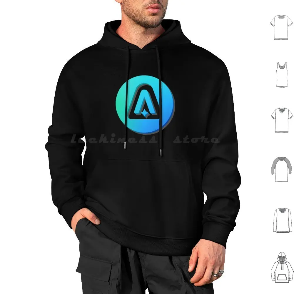 Minimal Astroneer Logo Hoodies Long Sleeve Factorio Engineer Satisfactory Game Ficsit Pioneer Factory Games Fix It