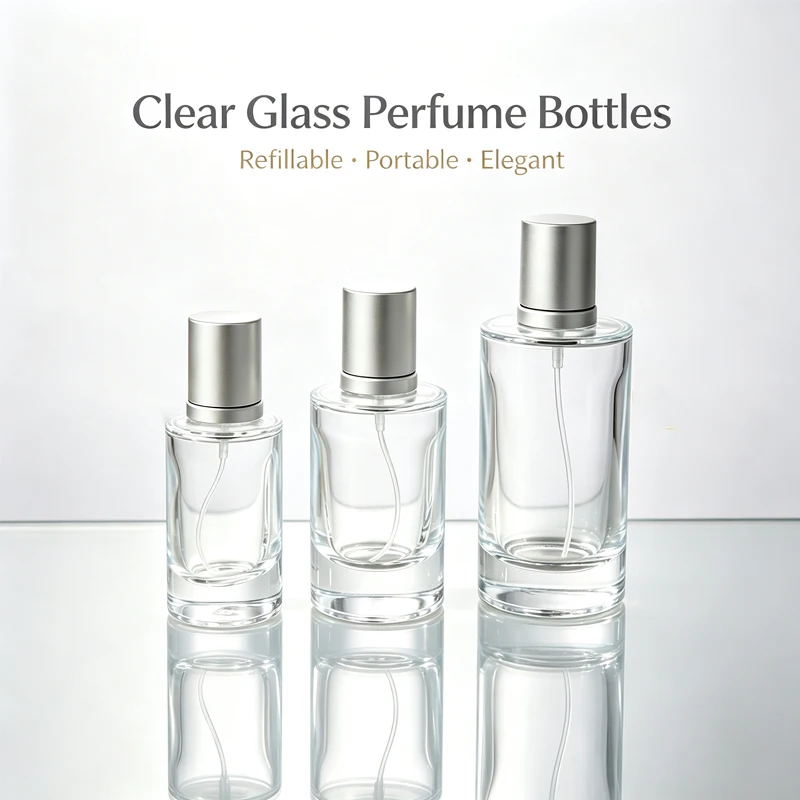 20/30/50ml Empty Glass Perfume Bottle Fine Mist Spray Effect Suitable for High-End Travel Purposes