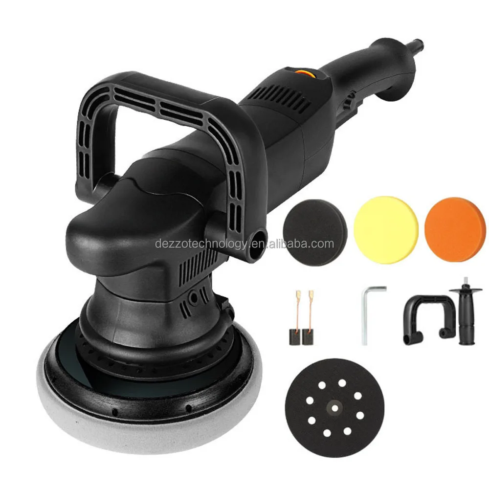 1250W 220 V 3800r/min Maximum Speed Car Polishing Machine 15mm Shock Polishing Machine