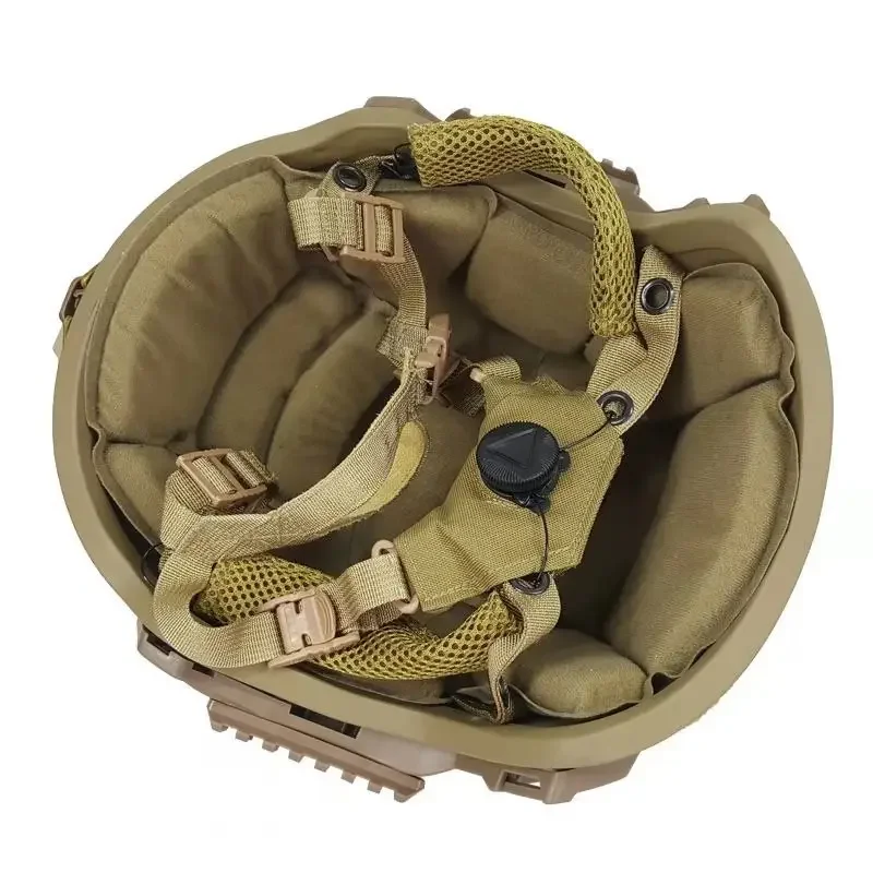 NIJ IIIA Generation High-Grade Quick Lining Aramid PE Code BALLISTIC  BULLETPROOF HELMET .44 Wendy Helmet Suspension System